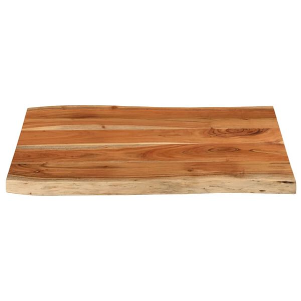 vidaXL Table Top Natural wood Solid acacia wood 31.5 x 23.6 in Durable