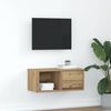 vidaXL TV Cabinet Artisan Oak Engineered Wood Compact TV Cabinet