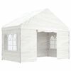 vidaXL Gazebo with Roof White 13.4'x7.3'x10.6' Polyethylene