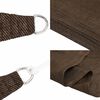 vidaXL Sunshade Sail 1.75 oz/ft&sup2; Brown 9.8x19.7' HDPE
