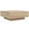 vidaXL Coffee Table Sonoma Oak Engineered Wood Medium Decorative Inlays