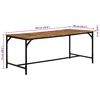 vidaXL Dining Table 70.9"x35.4"x29.5" Solid Wood Rough Mango