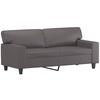 vidaXL Sofa Set Gray Faux leather, metal, textilene, plywood Medium
