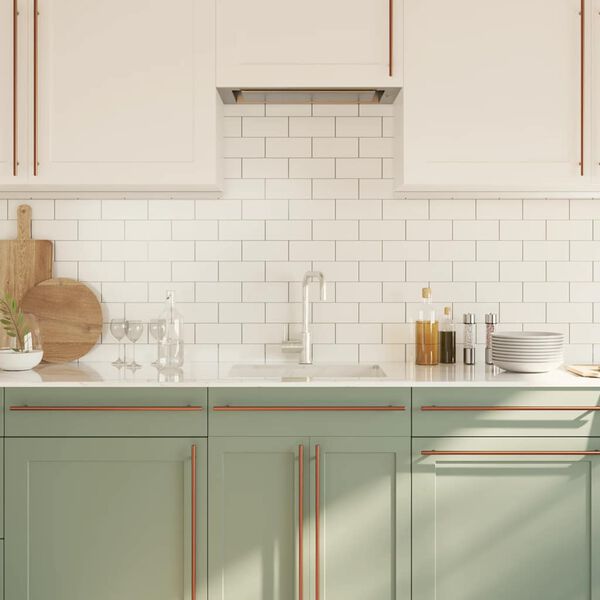 vidaXL Cabinet Handle Set of 5 Bronze Stainless Steel