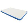 vidaXL Inflatable Floating Deck Blue and White High-Density PVC, PVC Fabric