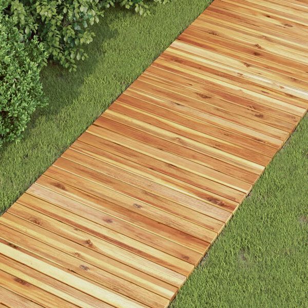 vidaXL Garden Pathway Brown Solid Acacia wood 78.7x19.7 in Foldable