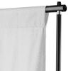 vidaXL Backdrop Cotton without Stand White 16x10 feet