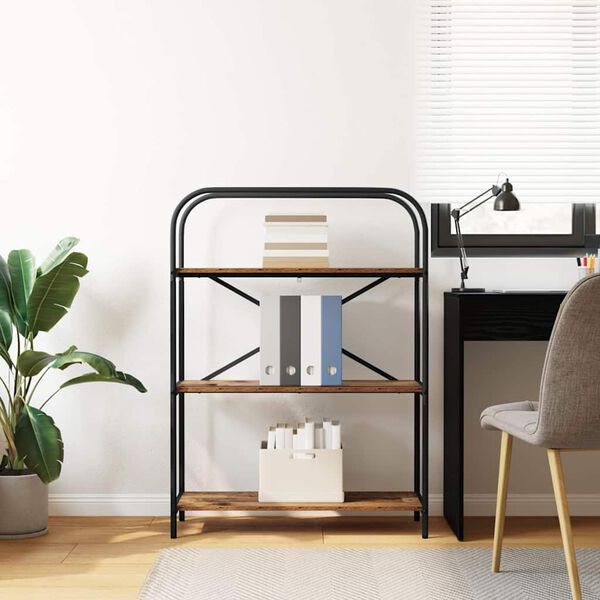 vidaXL Bookshelf Old wood 80 x 30 x 109 cm Engineered wood