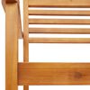 vidaXL Garden Chair Set of 4 Brown Solid Acacia wood