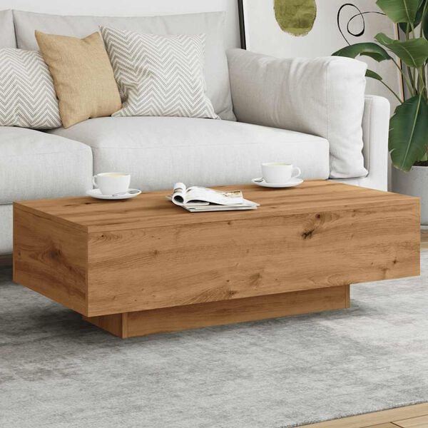 vidaXL Coffee Table Artisan oak Engineered wood Medium Durable
