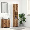 vidaXL Bathroom Cabinet Old wood Engineered Wood 72.2 x 11.8 x 11.8 in