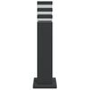 vidaXL Outdoor Floor Lamp Black Die-cast Aluminum Medium