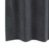 vidaXL Blackout Curtains 2 pcs Light Grey 55.12 x 88.58 in Velvet