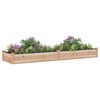vidaXL Garden Raised Bed Light brown Solid fir wood, Non-woven fabric