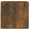 vidaXL Wall Cabinet Smoked Oak 31.5x13.8x14.4" Engineered Wood