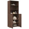 vidaXL Highboard Brown Oak Engineered Wood Large Highboard Rectangular