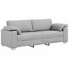 vidaXL Sofa Cloud Grey 86.22 x 30.31 x 32.28 in Fabric