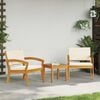 vidaXL Bistro Set 3 pcs Brown 23.43 x 27.76 x 28.54 in Polyester