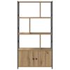 vidaXL Bookshelf Artisan Oak 31.50 x 11.81 x 61.22 in Engineered Wood