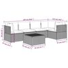 vidaXL Garden Lounge Set Grey
