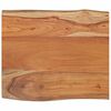 vidaXL Table Top Natural wood Solid acacia wood Medium Table Top