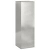 vidaXL Plant Stand 2 pcs Silver 9.45 x 9.45 x 29.53 in Stainless steel