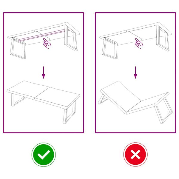 vidaXL Table Top Medium Brown Solid Oak Wood 55.1 x 23.6 in