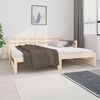 vidaXL Pull-out Day Bed Natural wood Solid Pine Wood