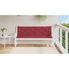 vidaXL Garden Bench Cushion Set of 2 Wine red