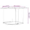 vidaXL Hanging Mosquito Net 156 Mesh White 86.6x47.2x59.1"
