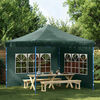 vidaXL Party Tent Sidewall Green Polyethylene (PE) Large