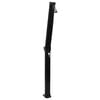vidaXL Solar Shower Black UV-resistant PVC Large Foldable