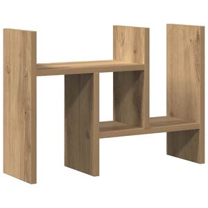 vidaXL Desk Organiser Artisan Oak 13.58 x 6.10 x 13.98 in