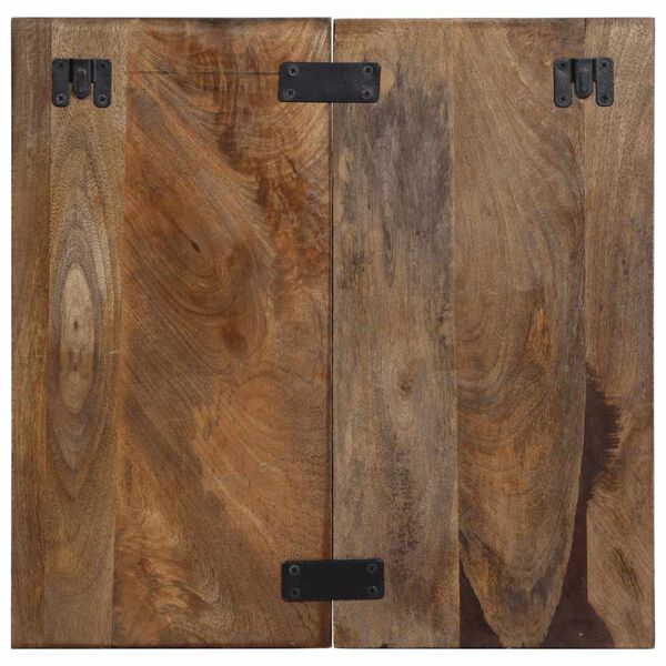 vidaXL Nightstand Multicolor Reclaimed Wood Small Nightstand