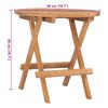 vidaXL Outdoor Dining Set Natural Teak Fine sanded teak hardwood Compact