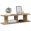 vidaXL Wall Shelf Set of 2 Artisan Oak Engineered wood