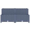 vidaXL Raised Bed Blue Grey Polypropylene Medium Durable Raised Bed