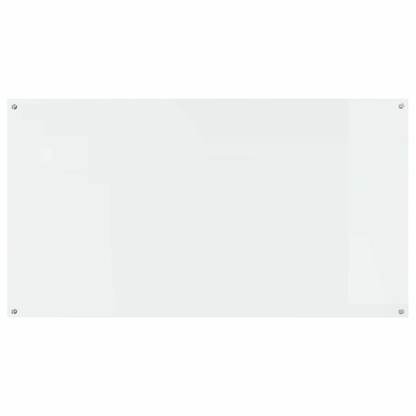 vidaXL Kitchen Backsplash Transparent 43.31 x 23.62 x 0.24 in
