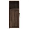 vidaXL Sideboard Brown Oak Engineered Wood Medium Buffet Sideboard