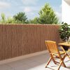 vidaXL Brushwood Fence Brown 236.22 x 49.21 in Brushwood