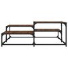 vidaXL Coffee Table Brown Oak Engineered wood and metal