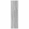 vidaXL Bookcase Gray Sonoma Engineered Wood Medium Bookcase