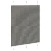 vidaXL Pleated Blind Anthracite Polyester 41.3 x 39.4 in