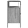 vidaXL Bathroom Sink Cabinet Grey sonoma Engineered wood 31.5x11.8x23.6 in