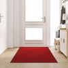 vidaXL Doormat Red and Black 47.2" x 118.1" Polypropylene and vinyl