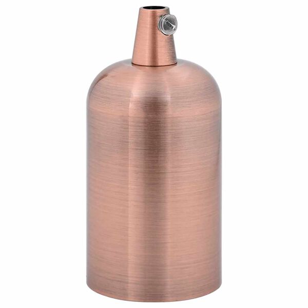 vidaXL Lamp Holder Red Bronze Aluminum Standard Durable Lamp Holder