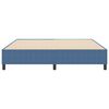 vidaXL Platform Bed Frame Blue 70.87 x 78.74 in Fabric
