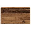 vidaXL Storage Chest Old Wood 33.1x16.5x18.1" Engineered Wood