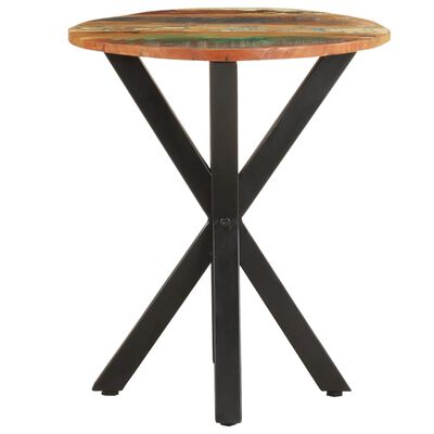 vidaXL Side Table 18.9"x18.9"x22" Solid Reclaimed Wood
