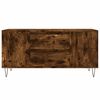 vidaXL Coffee Table Smoked Oak Engineered Wood Coffee Table Rectangular